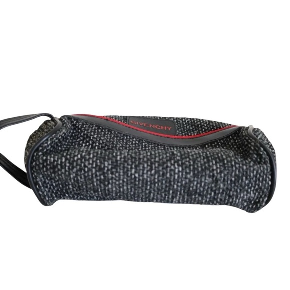 Givenchy VINTAGE 80s Tweed Dopp Kit Toiletry Travel Cosmetic Make Up Pouch Bag - Picture 7 of 11